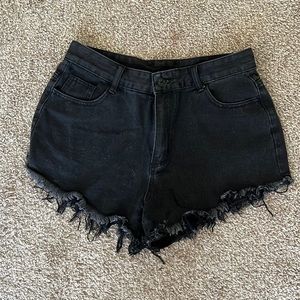 Hi Rise Flame Shorts